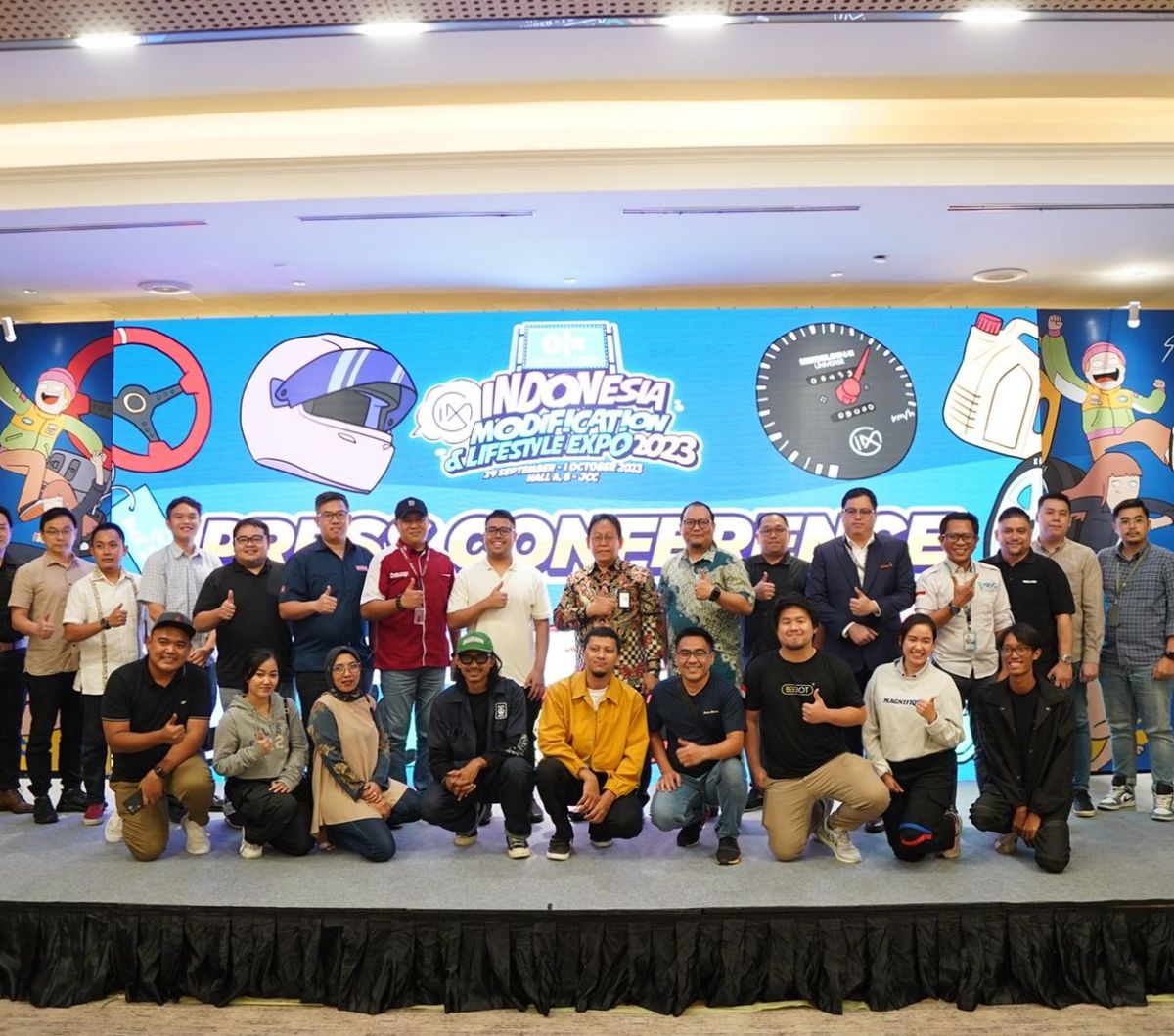 Kejutan IMX 2023, Pesta Modifikasi Terbesar: Ada Legenda Raja Drift Jepang dan Giveway Wuling Air ev 'Retro-Futuristic' Raffi Ahmad