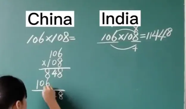 Sementara anak yang pakai cara penghitungan china, butuh waktu 19 detik untuk menyelesaikan soal penghitungan yang sama dengan temannya tersebut<br>
