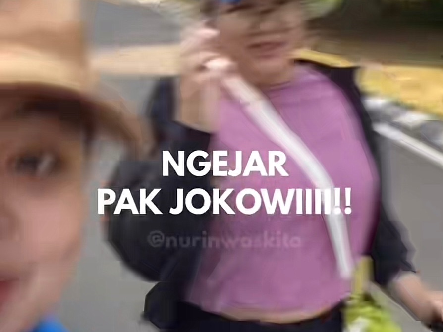 Wanita Ini Mau Minta Foto Bareng Jokowi, Endingnya Tak Terduga