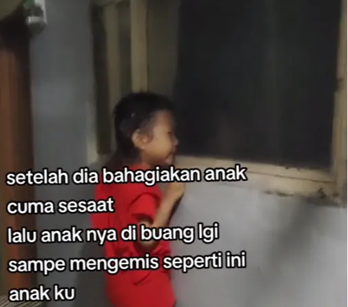 Momen Pilu Gadis Kecil Menangis Tengah Malam Ingin Bertemu Ibu, Namun Tak Dibukakan Pintu