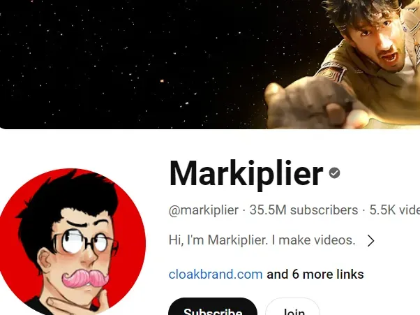 8. Mark Edward Fischbach (Markiplier)