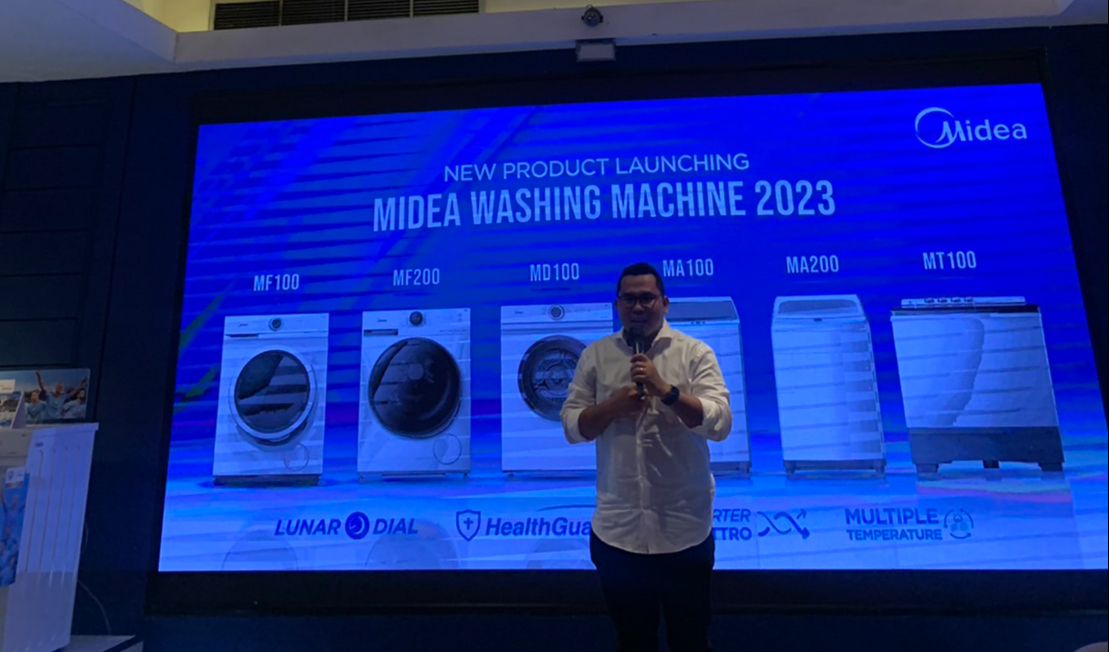 “Kita sengaja menghadirkan teknologi anti bakteri pada Midea Washing Machine ini yang mampu membunuh kuman dan mensterilkan bakteri dengan efektif sebesar 9,99%