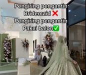 Kreatif Tanpa Batas, Pengantin Ini Bukannya Diiringi Bridesmaid, tapi Deretan Balon