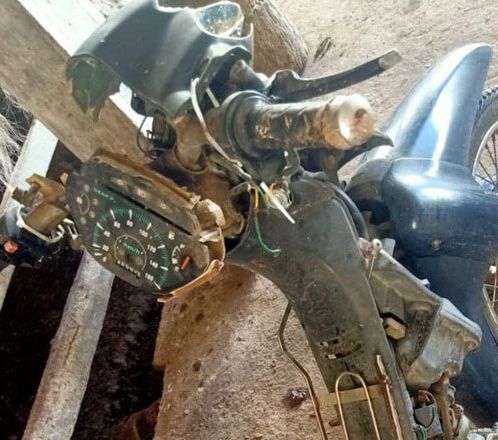 Kondisi Motor Sepasang Suami Istri Ini Bukti Nyata Kengerian Sambaran Petir