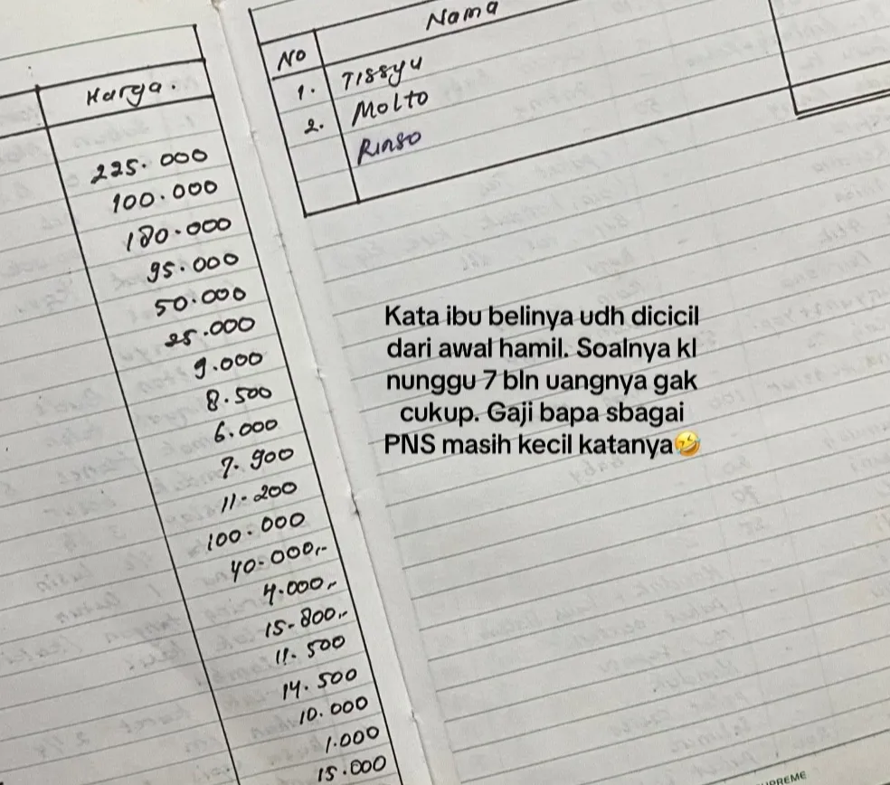 Momen Haru Anak Baca Buku Harian Ibu yang Ditulis Tangan, Auto Meleleh karena Berisi Catatan Tumbuh Kembangnya Sejak Kecil