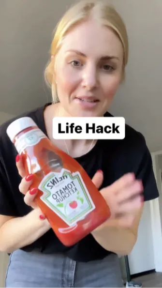 Viral Challenge to Get the Last Drop of Tomato Sauce Out of the Bottle