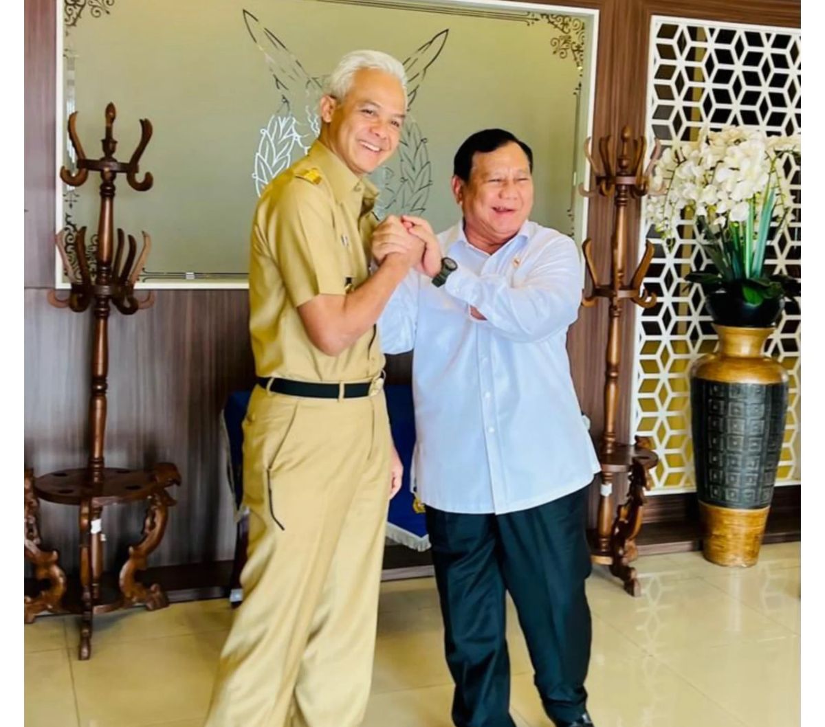Kata Prabowo dan Ganjar Soal Kemungkinan Duet di Pilpres 2024