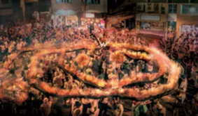 1. Tarian Naga Api Tai Hang