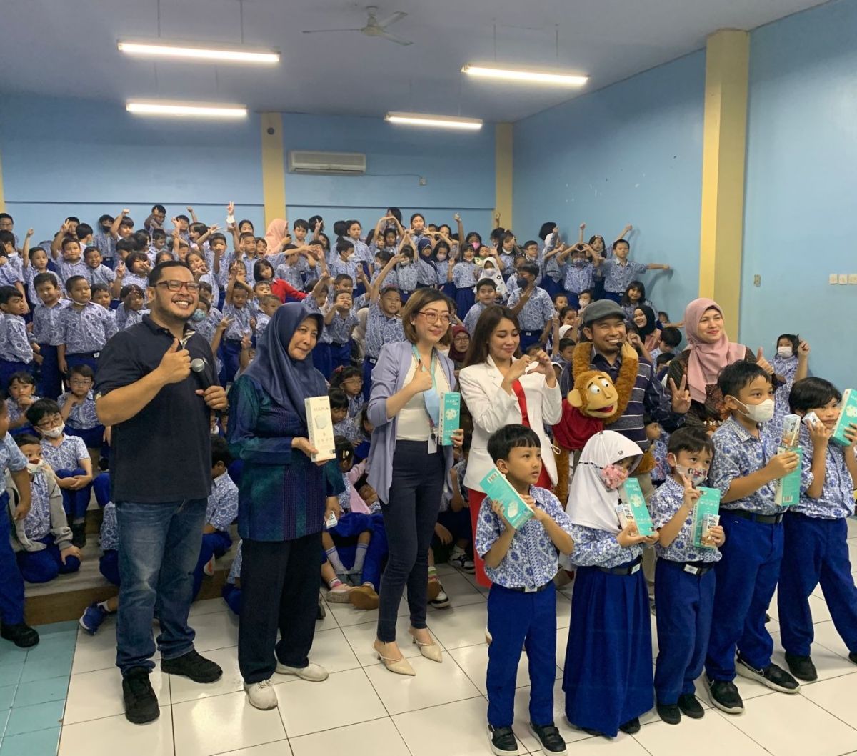 Cara Interaktif Bekali Murid SD Pengetahuan Hadapi Udara Buruk di Jakarta Ala Polytron