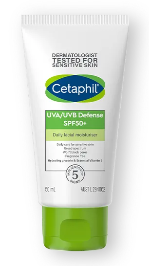 12. Cetaphil UVA/UVB Defense SPF 50+