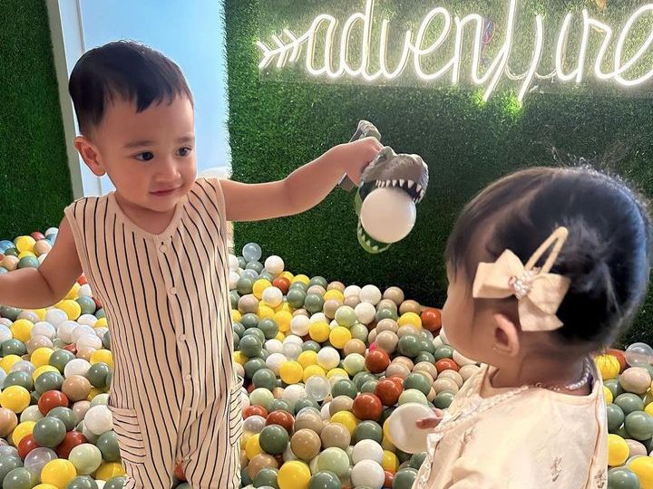 Momen Lucu Ameena & Rayyanza Playdate, Netizen 'Bestie dari Bayi'