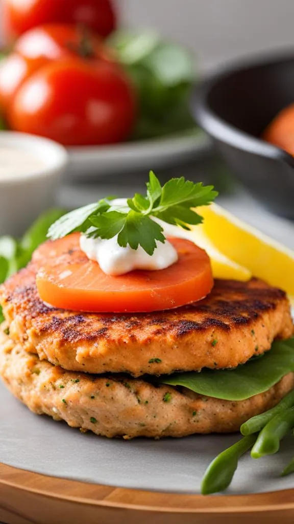 Salmon Patty Recipe with Crackers