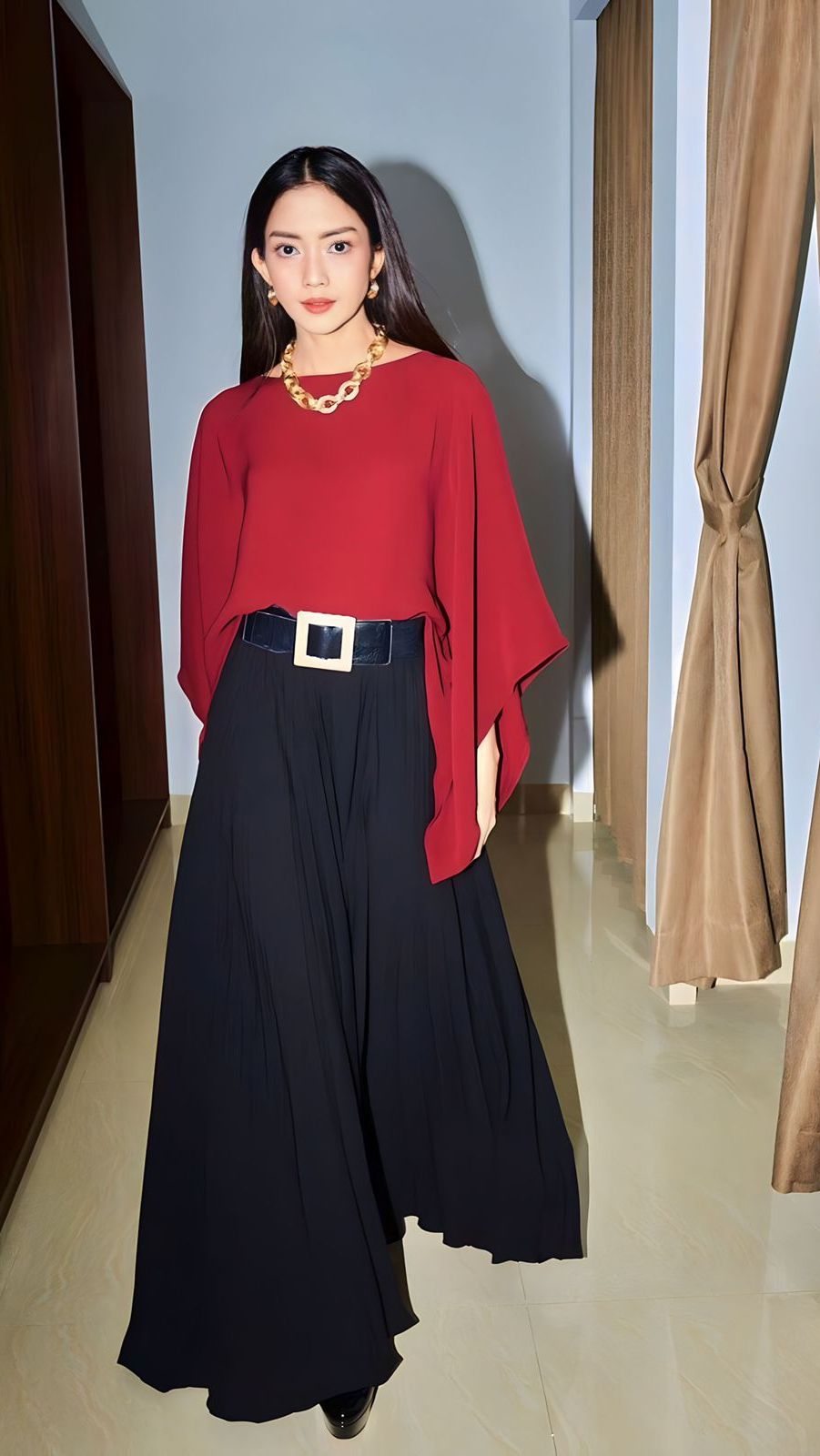 Perpaduan Warna Merah dan Hitam