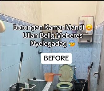Potret Transformasi Kamar Mandi Kumuh Usai Direnovasi, Hasilnya Beda Banget Bak Langit dan Bumi!