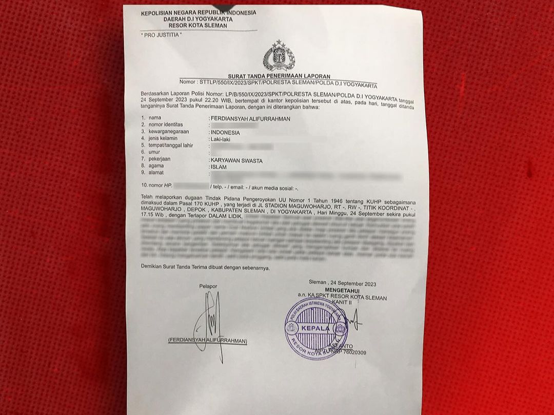 Kondisi Korban