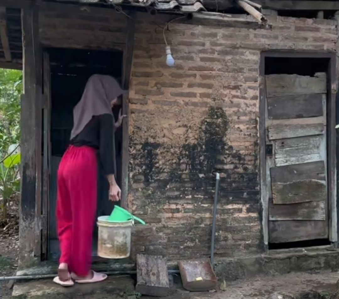 Sebelumnya Dikira Tempat Makanan Kambing, Perempuan Ini Berhasil Bangun Rumah Impiannya Berkat Kerja Keras Ngonten
