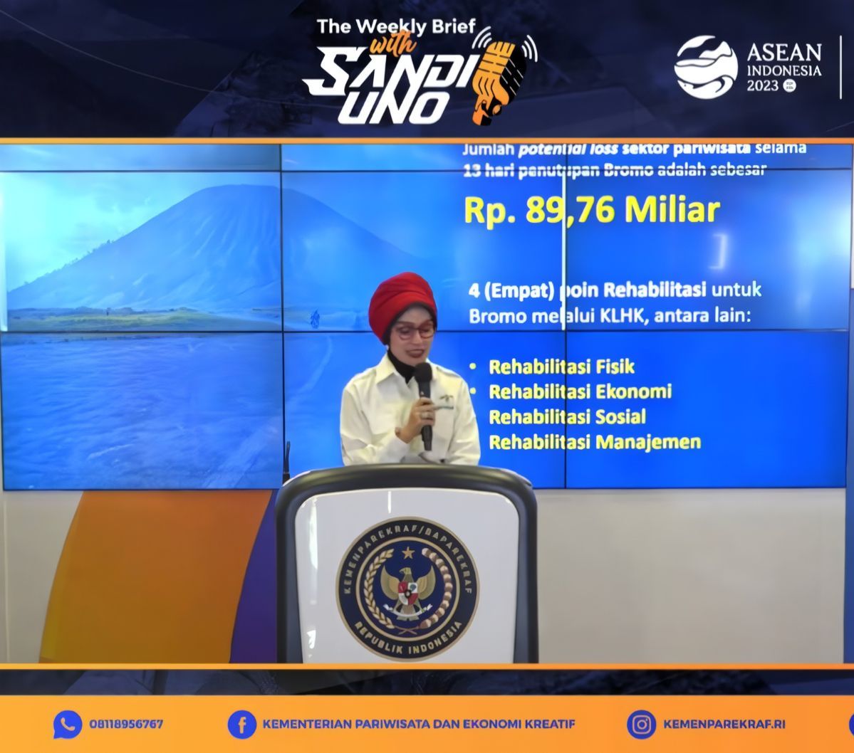 Potensi Kerugian Akibat Kebakaran di Kawasan Wisata Bromo Hampir Rp90 Miliar