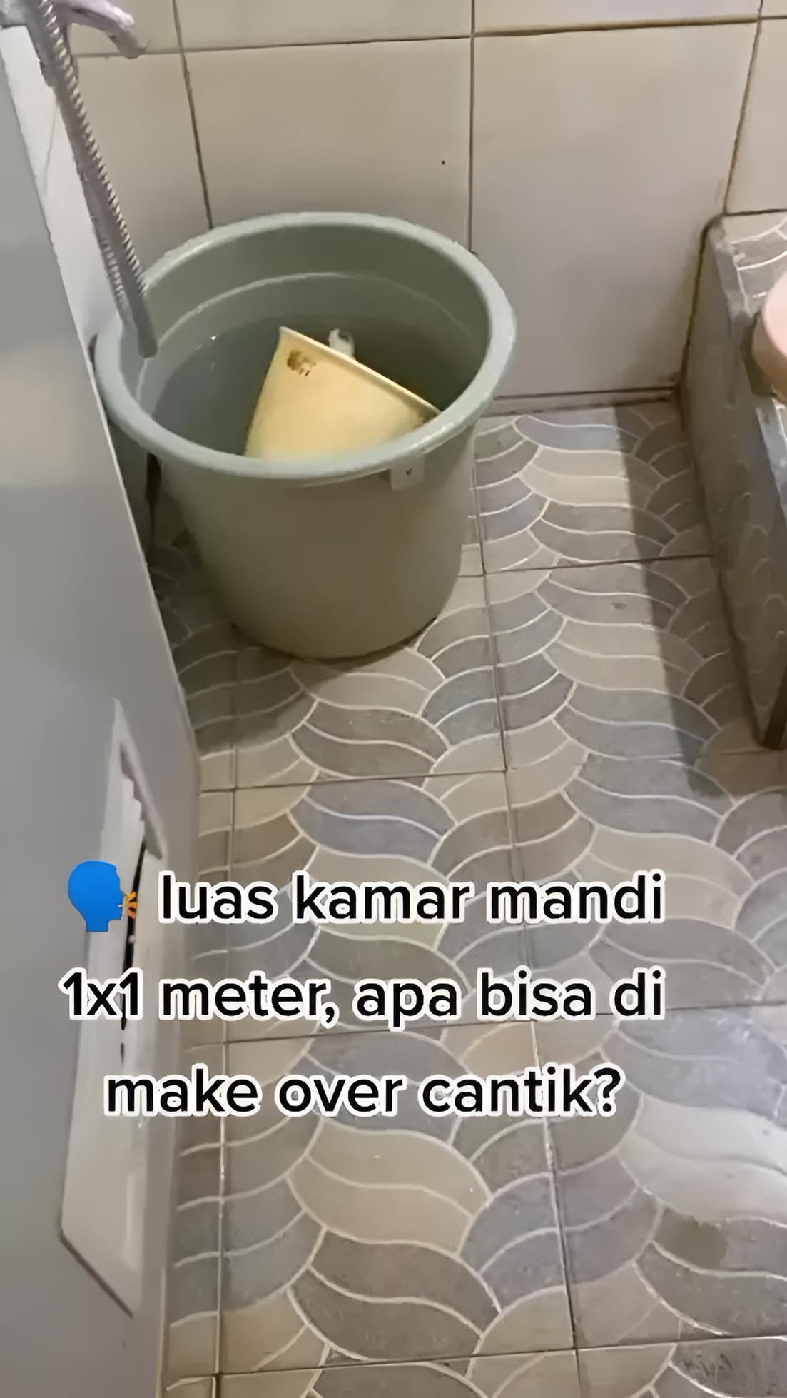 Renovasi Kamar Mandi Seluas 1x1 Meter Jadi Cantik Estetik