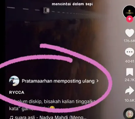 Repost Unggahan Mencintai dalam Diam, Pratama Arhan Diduga Galauin Azizah Salsha