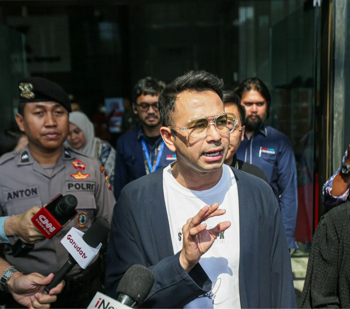 Raffi Ahmad Keluar dari Gedung KPK: Podcast, Podcast Beneran, Sumpah!