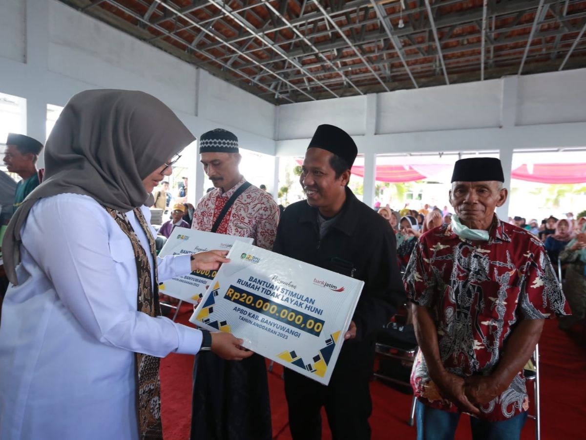 Kolaborasi Pemkab dengan Pusat hingga Desa, 1.300 Rumah Tidak Layak Huni di Banyuwangi Direnovasi