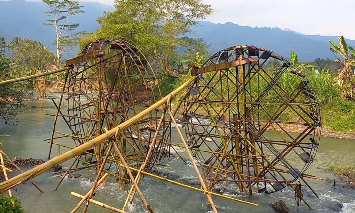 Inspiratif, Kincir Air Karya Petani Ini Selamatkan Tasik dari Kekeringan