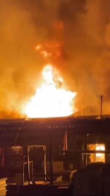 Pasar Leuwiliang Bogor Terbakar<br>