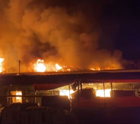 Pasar Leuwiliang Bogor Terbakar
