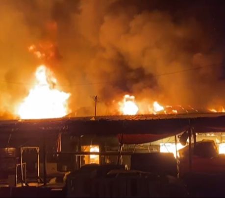 Pasar Leuwiliang Bogor Terbakar