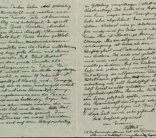 Curhatan Einstein kepada Adik Perempuannya melalui Surat yang Begitu Mengharukan, Begini Isinya