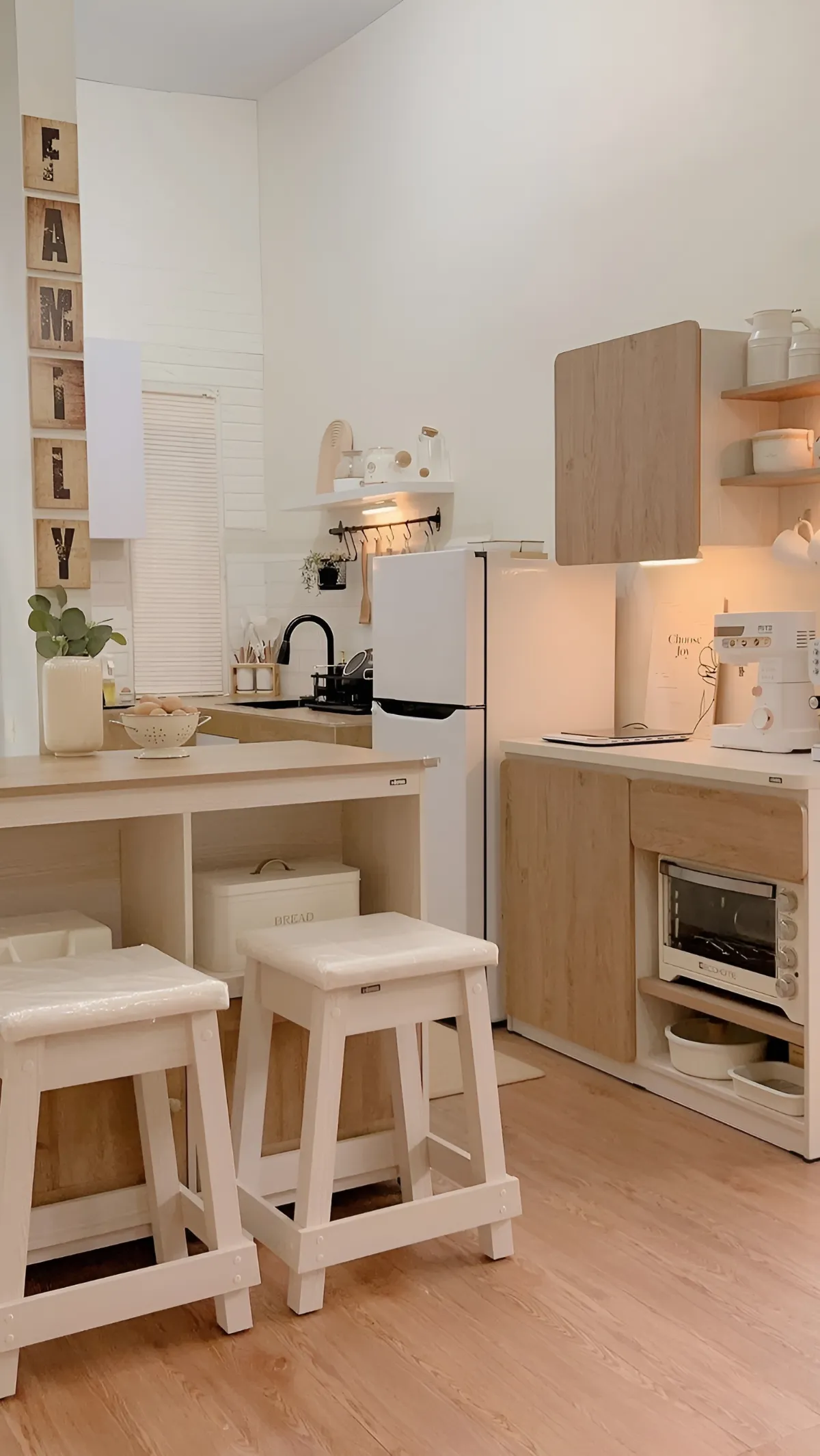 Dapur Mungil Nuansa Jepang, Desainnya Super Cute!