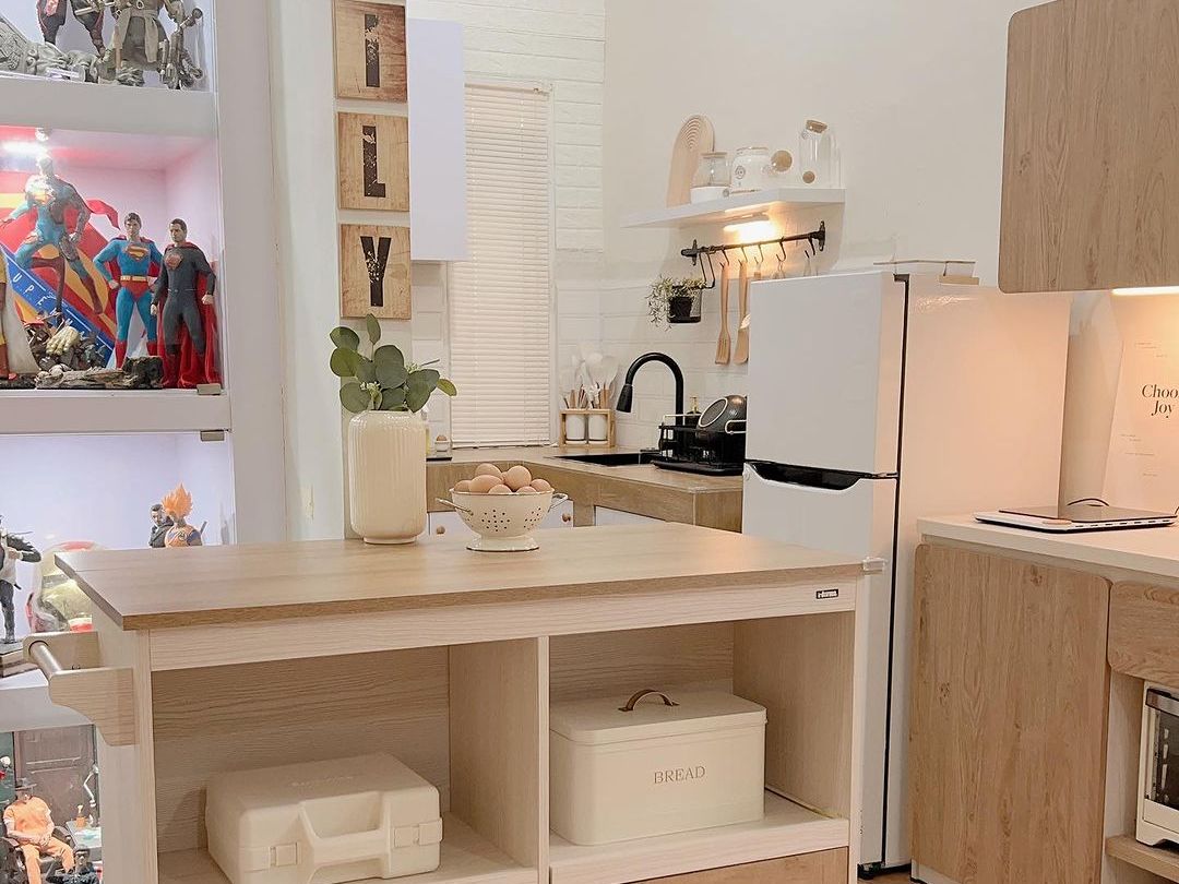 Dapur Mungil Nuansa Jepang, Desainnya Super Cute!