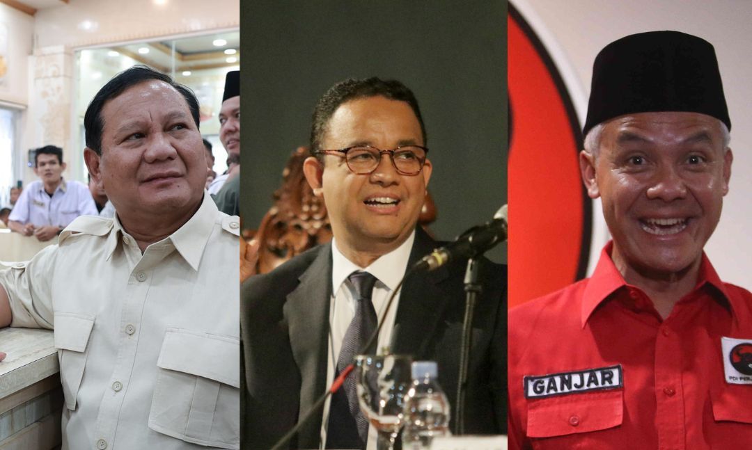 Survei Terbaru Prabowo, Ganjar, Anies dari Berbagai Lembaga