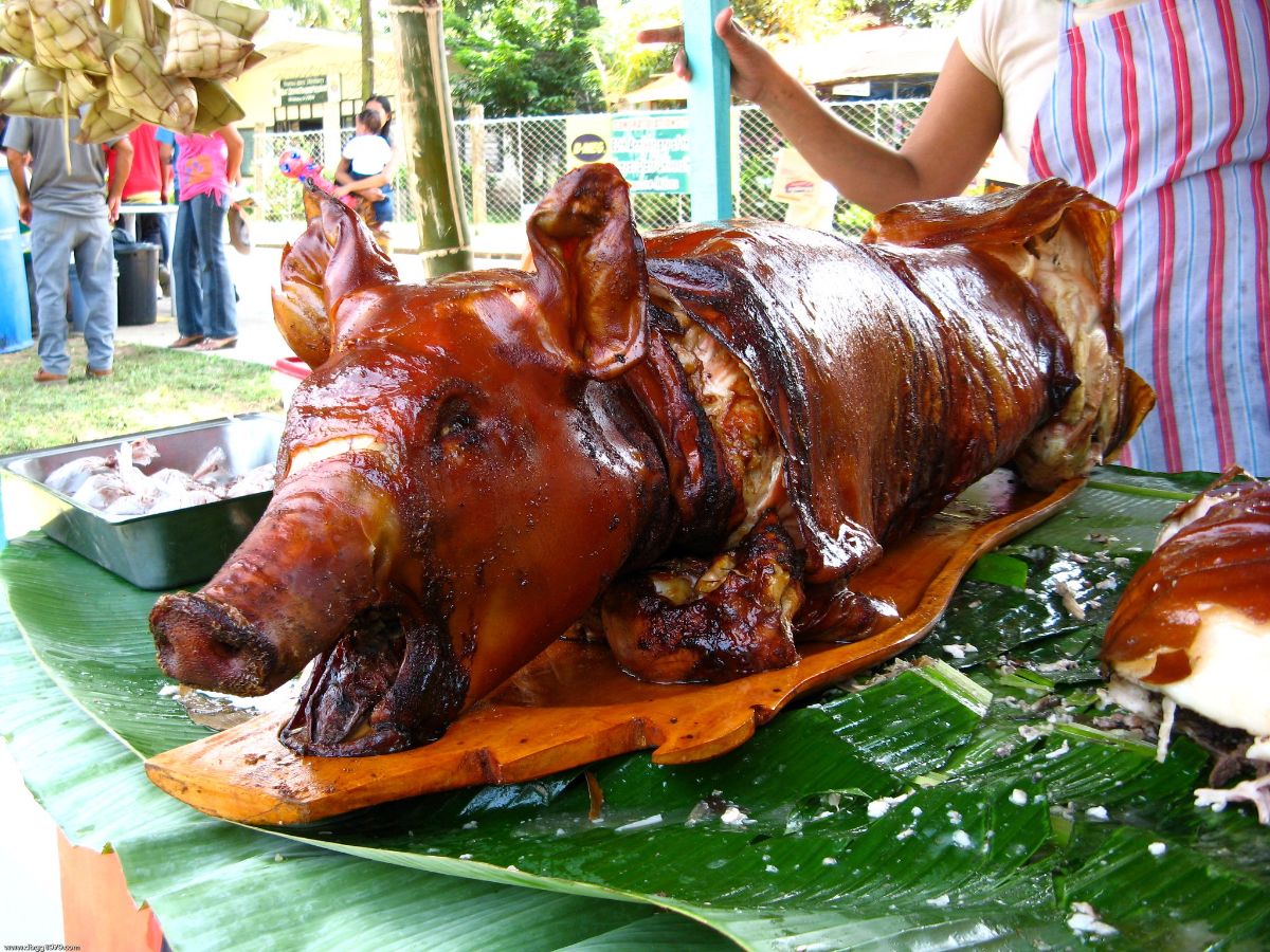1. Roasted Pigs' Festival, Philippines
