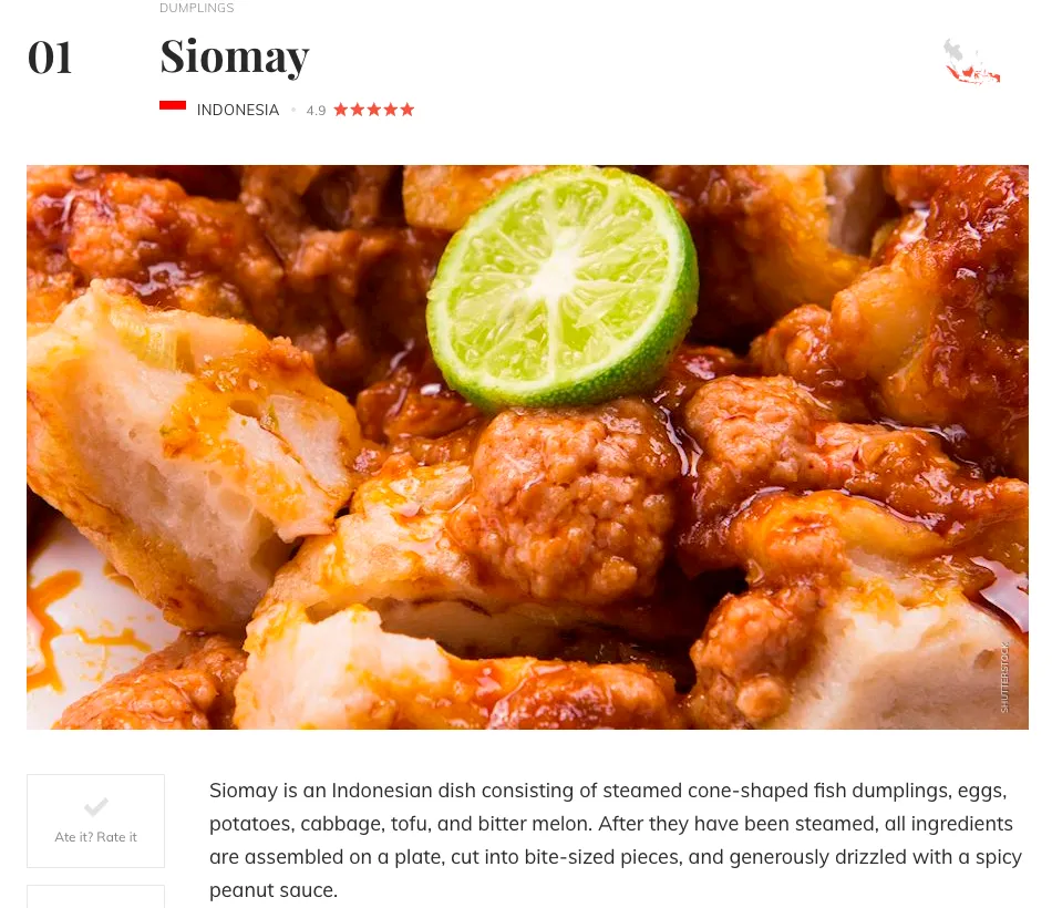 Siomay Jadi Jajanan Favorit Dunia Menurut TasteAtlas