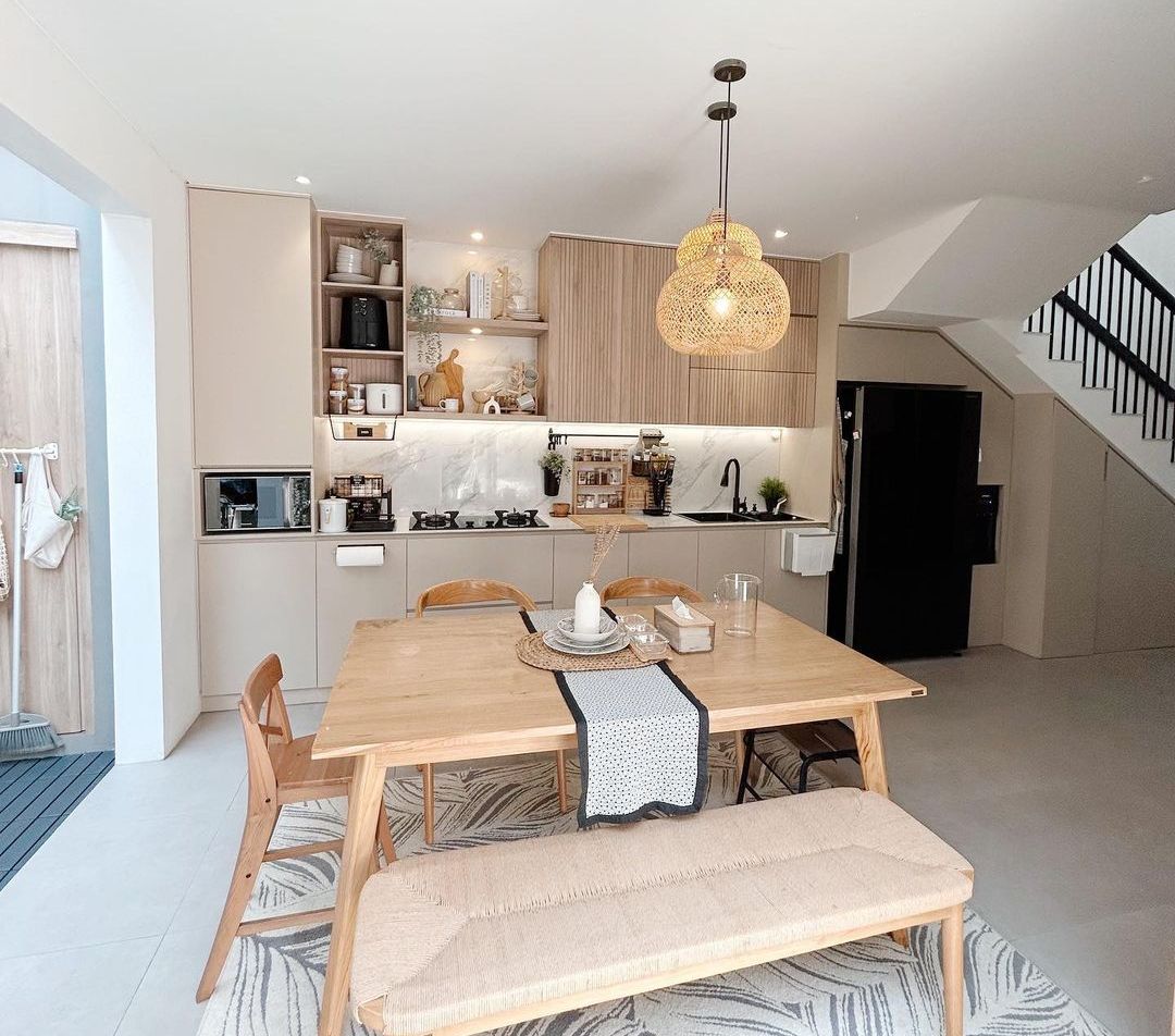 Serasa di Villa, Desain Open Space Ruang Makan dan Dapur