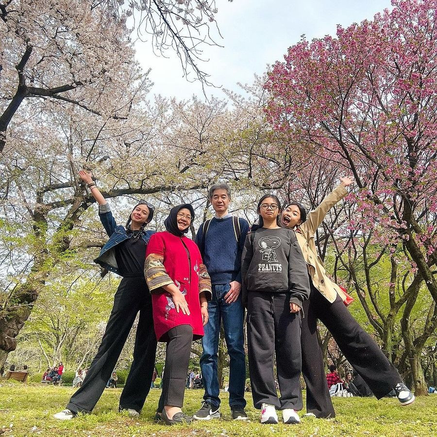 Yuki Kato ikut merayakan momen lebaran 2024 di Jepang.