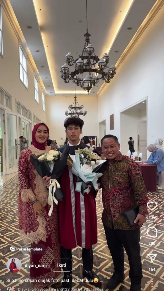 Anak sulung Narji belakangan mencuri perhatian publik.