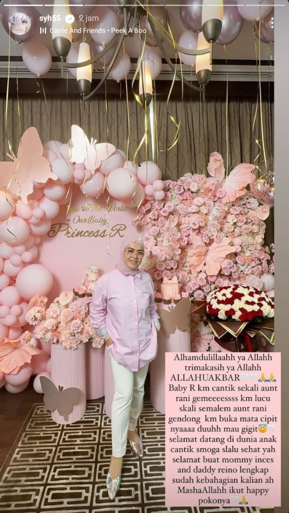Sepakat dengan Syahrini,Aisyahrani juga enggan menunjukkan sosok Princess 'R'.