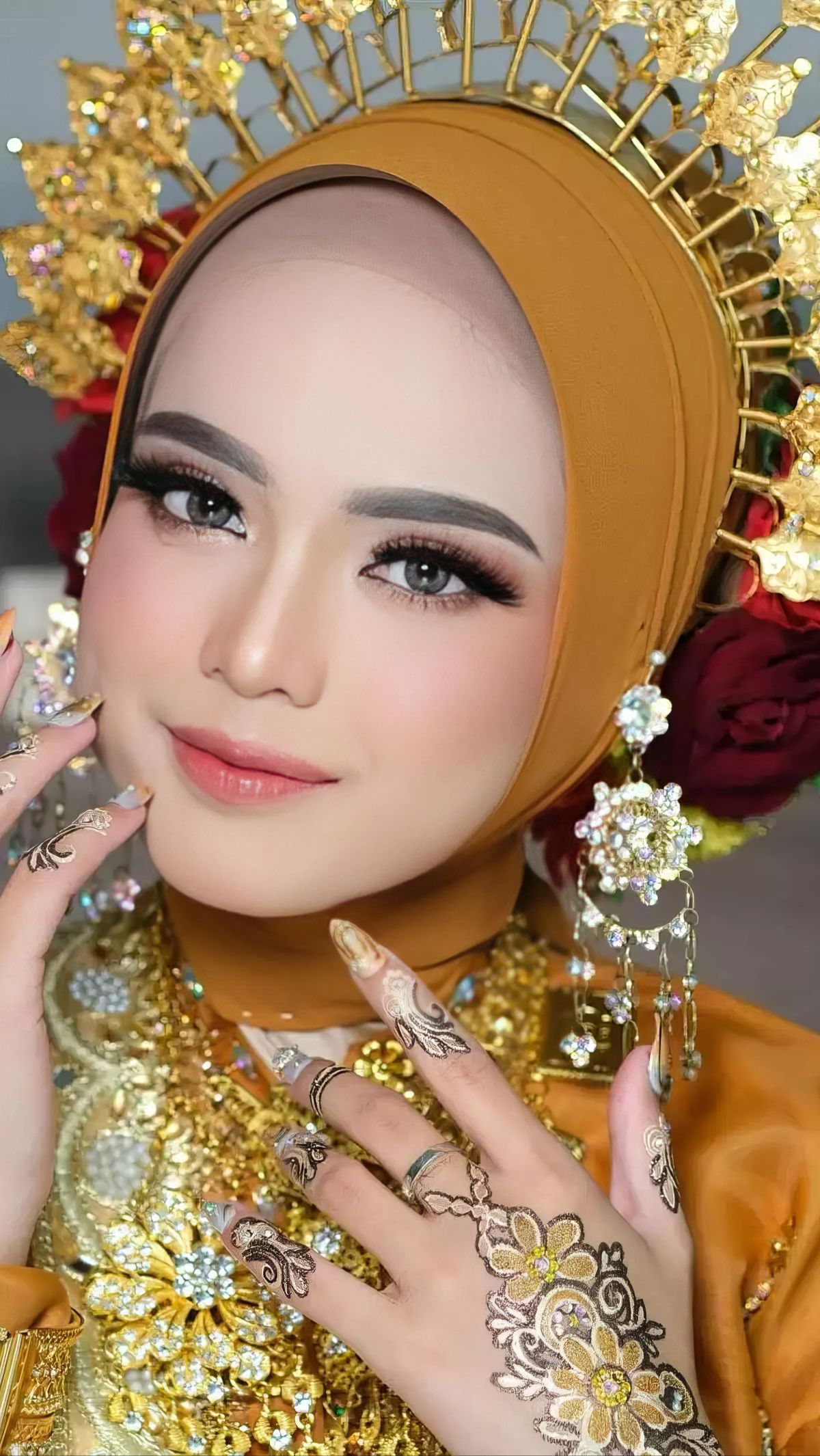 Pesona Putri DA semakin memukau dengan riasan makeup yang cantik.