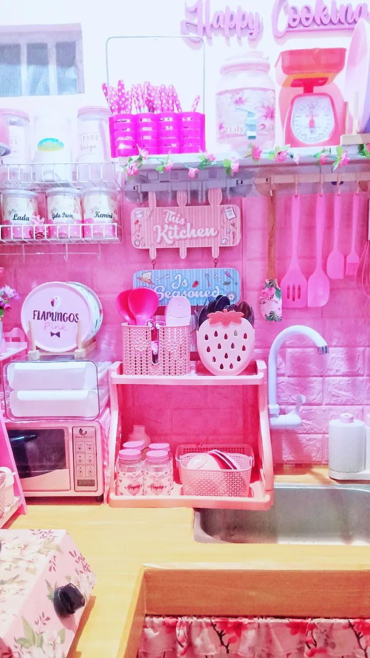 Potret Dapur Vibe Kelas TK, Warnanya Cerah Banget