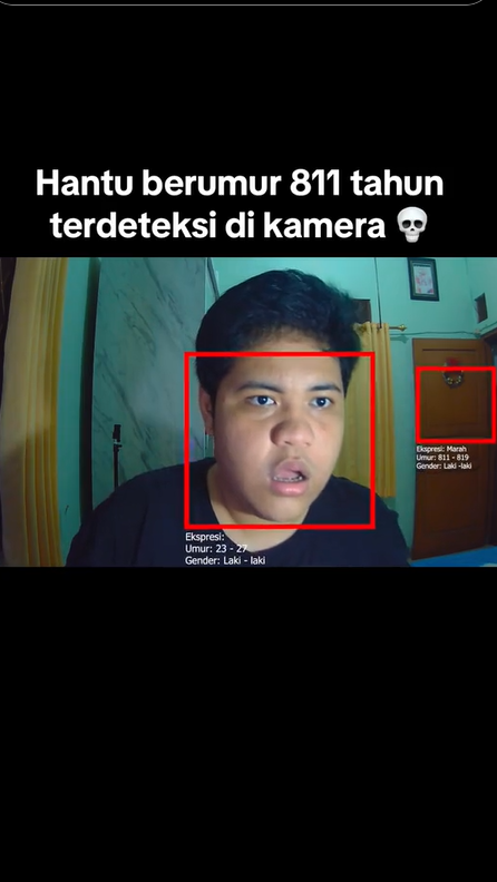 Bikin Merinding! Pria Pakai Aplikasi Fitur Sensor Wajah, Hantu Umur 881 Tahun Ikut Terdeteksi