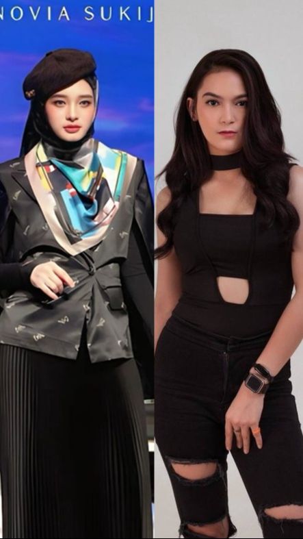 10 Adu Gaya Inara Rusli VS Kia Poetri, Disebut Pacar Baru Virgoun, Beda Selera?