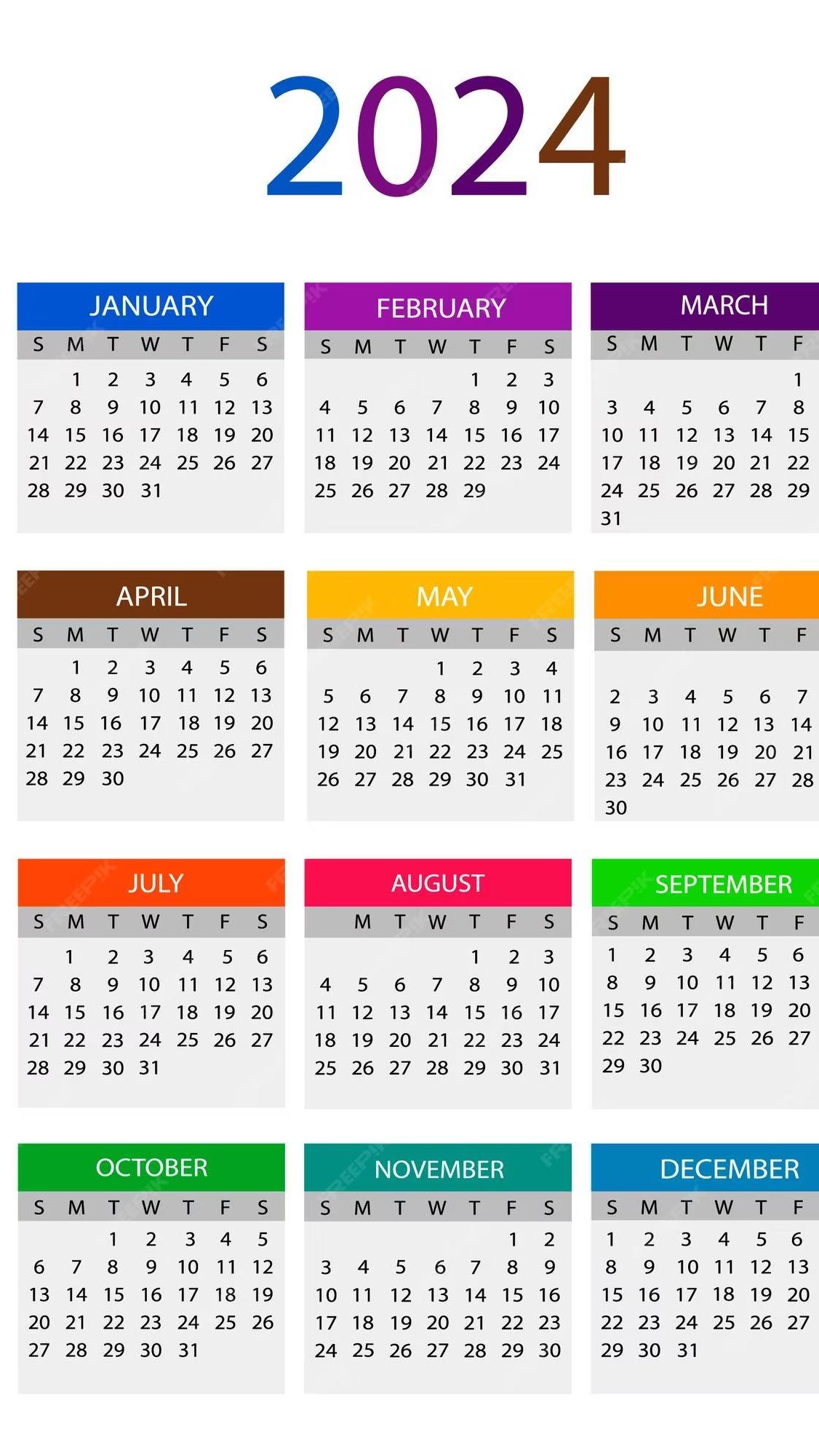 Tak Sangka! Kalender 2024 Ternyata Sama Persis dengan Tahun 1996, Baik Susunan Tanggal dan Harinya