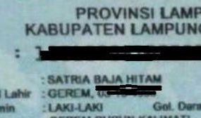 1. Satria Baja Hitam
