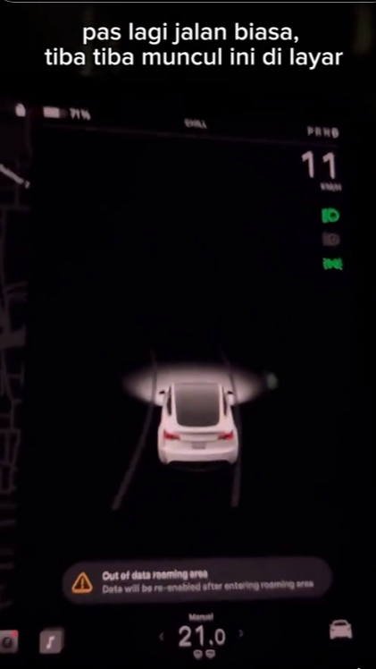 Viral Pemilik Mobil Tes Sensor Pendeteksi Tesla di Areal Makam, Gambar yang Terekam Bikin Keheranan