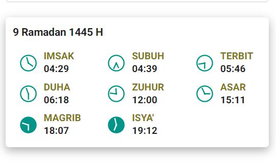 Waktu Imsak Bandung