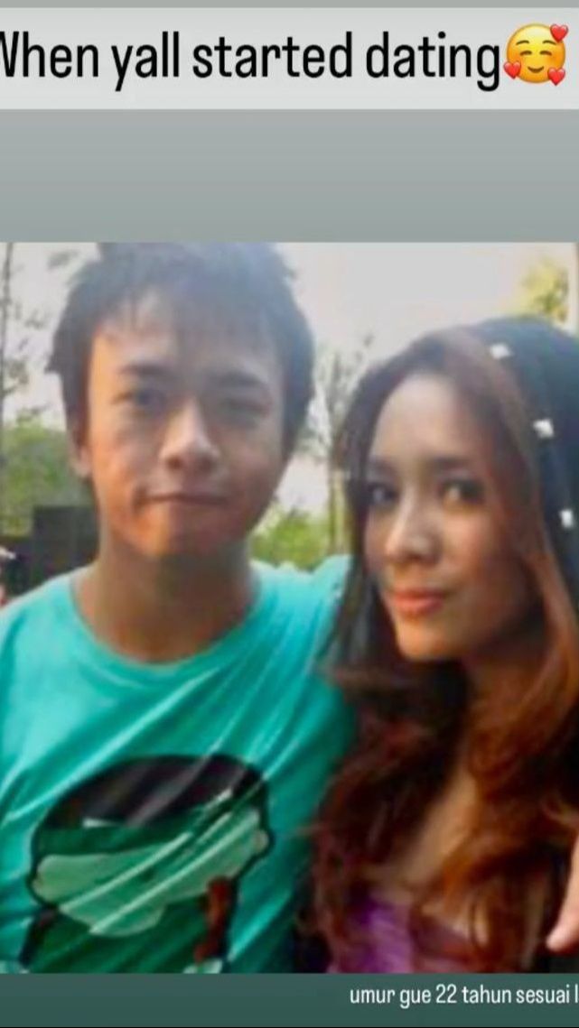 Dhea Ananda saat pacaran dengan suaminya Ariel Nidji