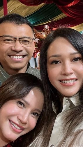 7 Potret Momen Pertemuan Mulan Jameela dan Maia Estianty di Ultah Anang Hermansyah: Papasan, Cuek dan Menoleh