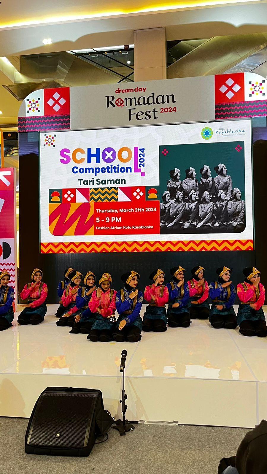 Penuh Semangat, Sejumlah SMA/Sederajat Meriahkan Kompetisi Tari Saman di Dream Day Ramadan Fest 2024